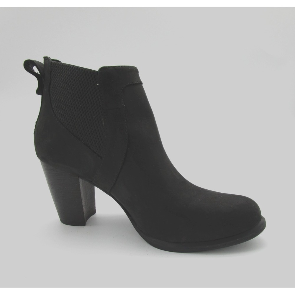 UGG Suede Chelsea Ankle Booties Cobie Black Womens Sz 8.5 EUC
